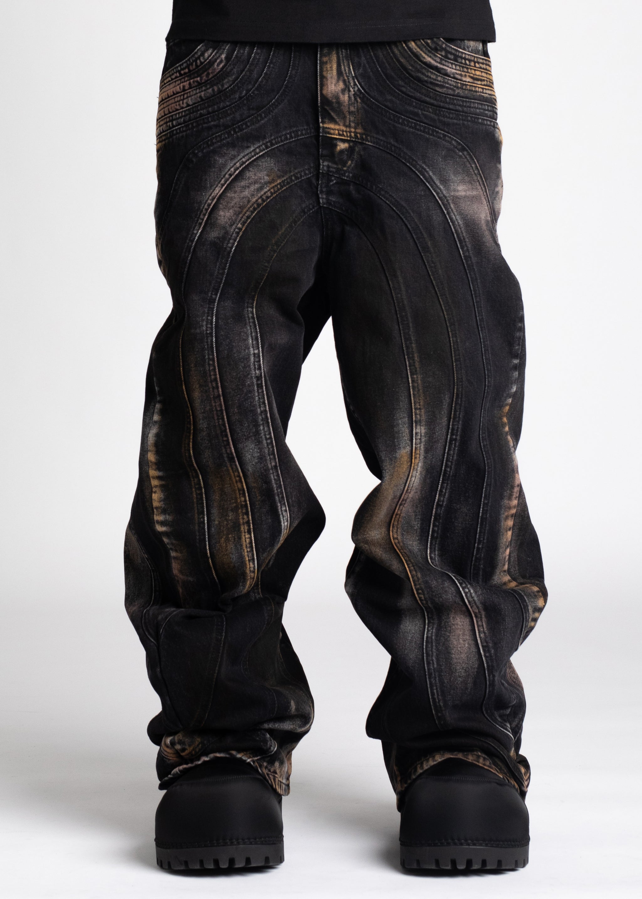 Iron Grey Dirty Denim