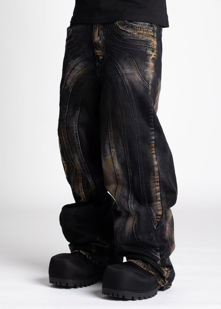 Iron Grey Dirty Denim