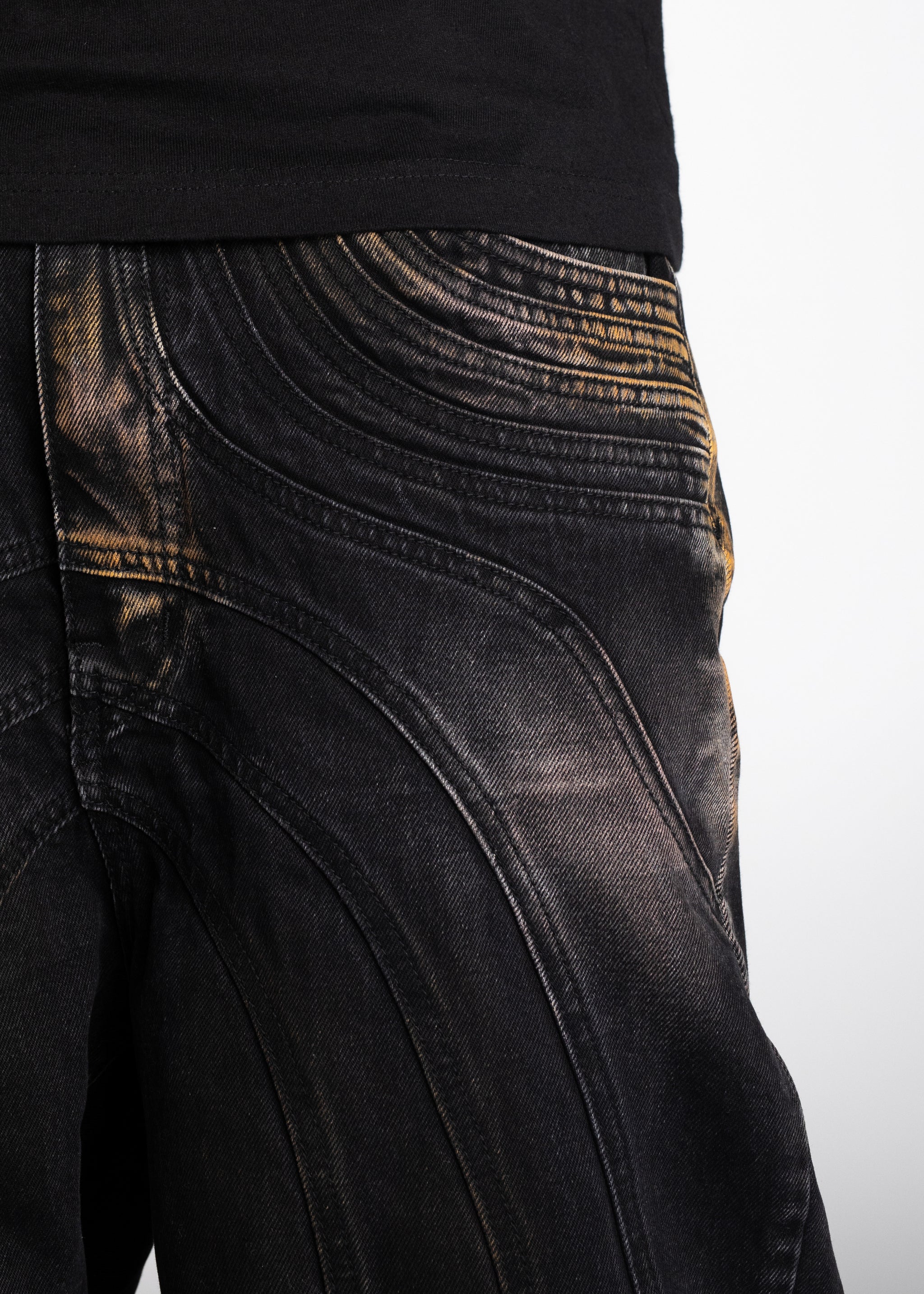 Iron Grey Dirty Denim