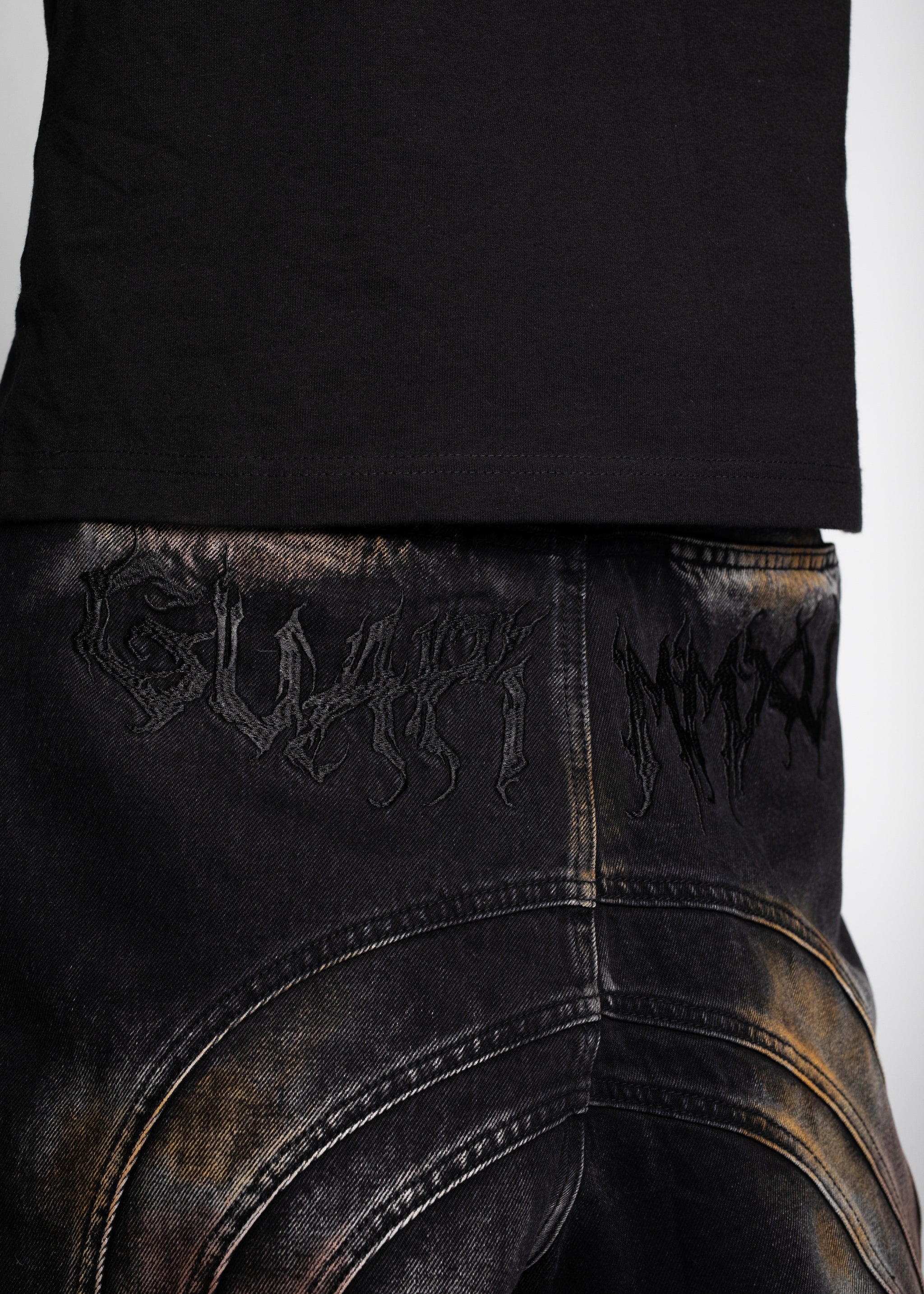 Iron Grey Dirty Denim