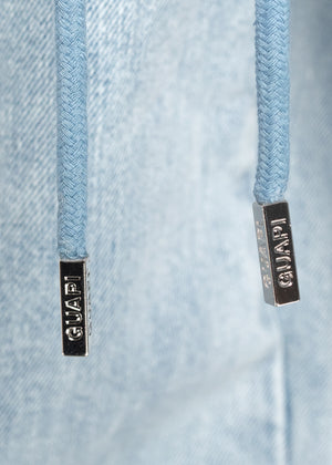 Aqua Blue Cargo Denim