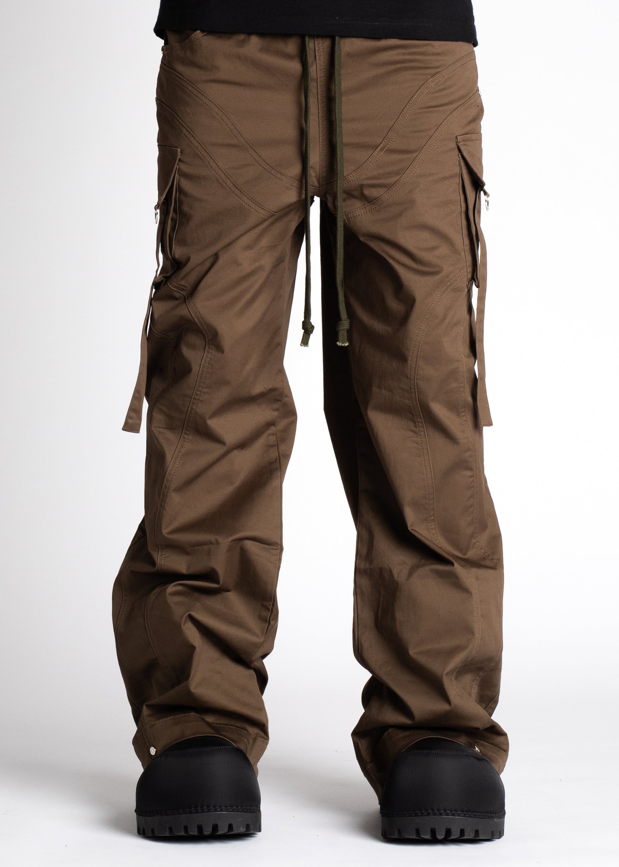 Oak Brown Extra Baggy Cargos