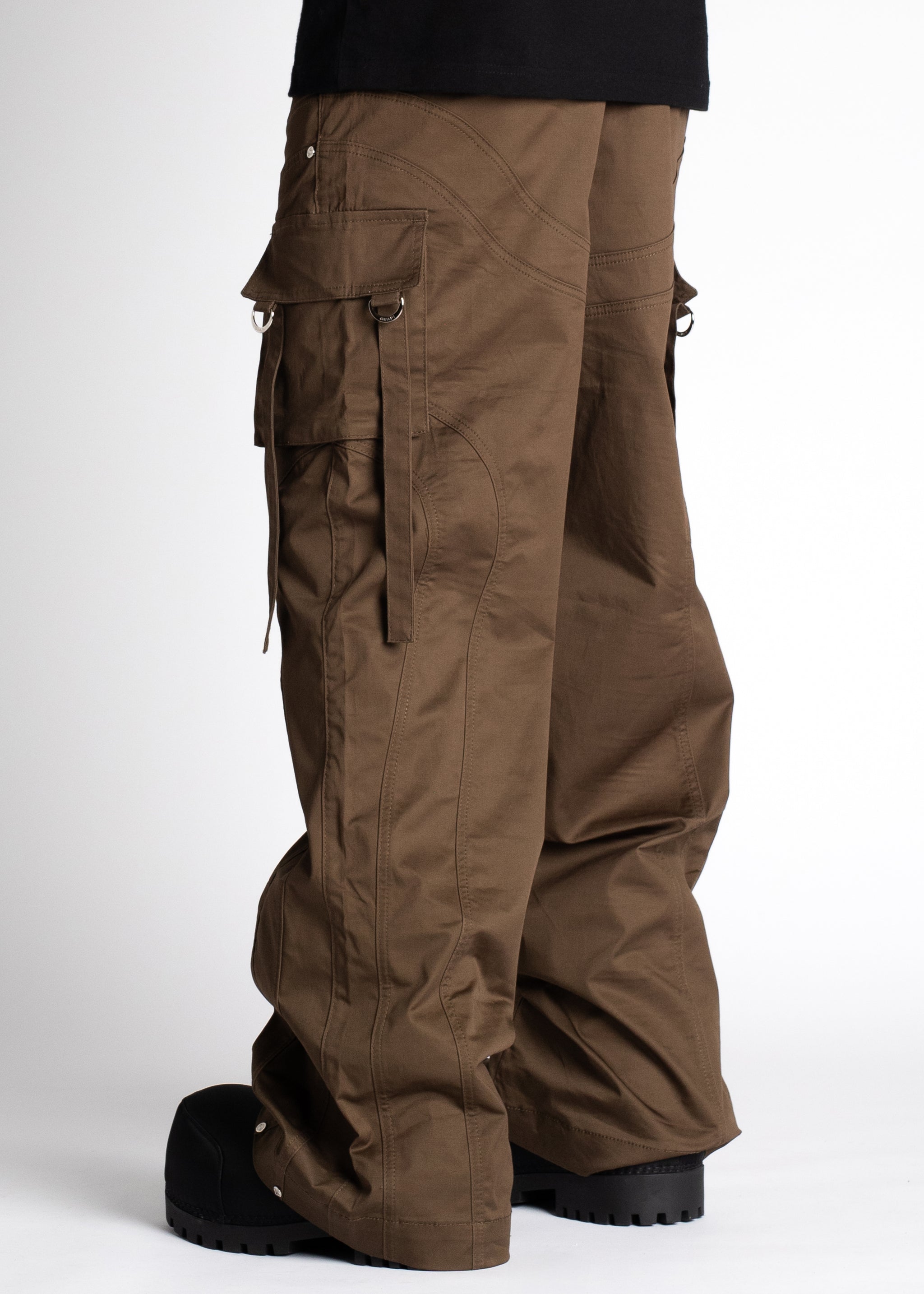Oak Brown Extra Baggy Cargos