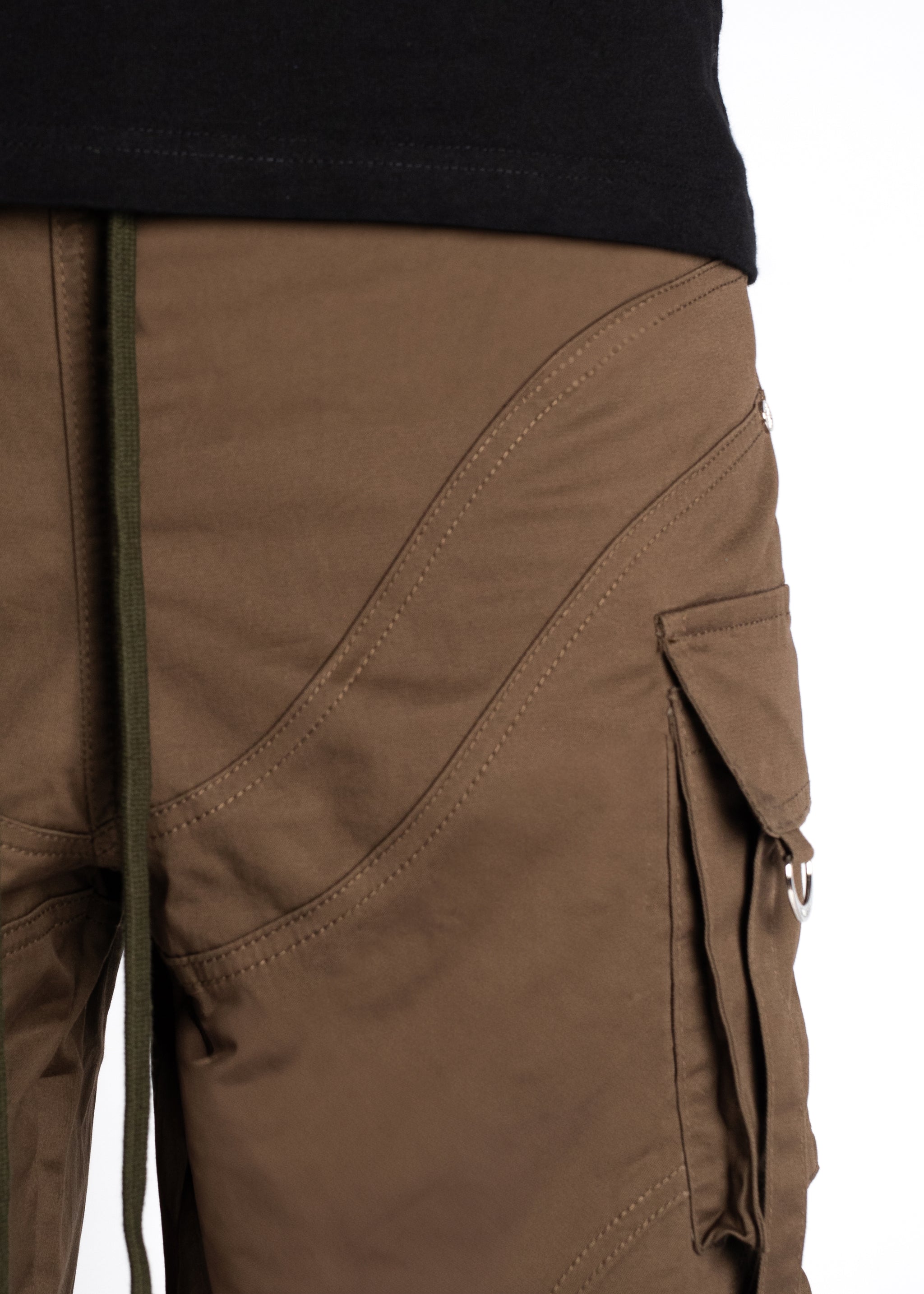 Oak Brown Extra Baggy Cargos