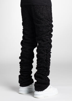 All Black Super Stacked Denim