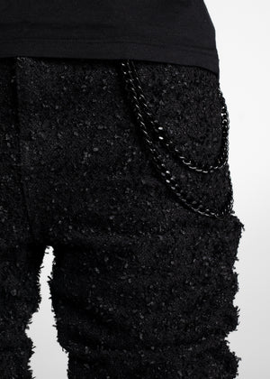 All Black Super Stacked Denim