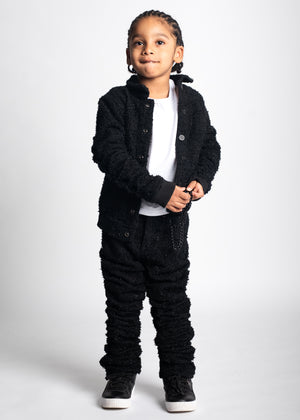 Obsidian Black Super Stacked Kids Set