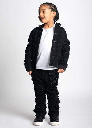 Obsidian Black Super Stacked Kids Set