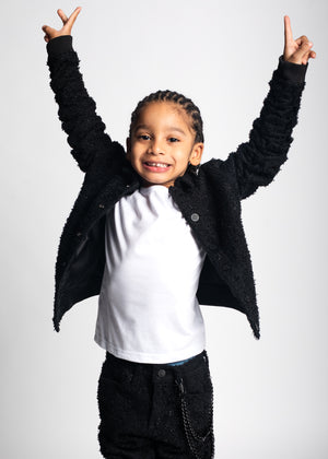 Obsidian Black Super Stacked Kids Set