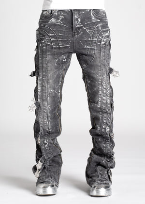 Shadow Grey Waxed Premium Denim