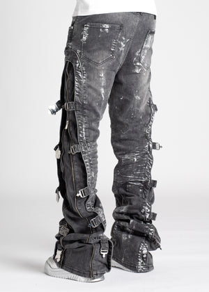 Shadow Grey Waxed Premium Denim