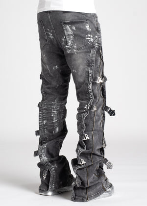Shadow Grey Waxed Premium Denim