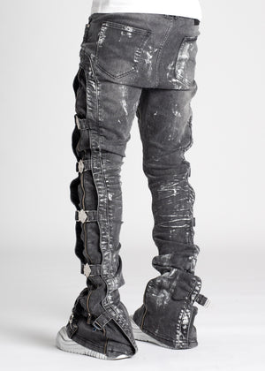 Shadow Grey Waxed Premium Denim