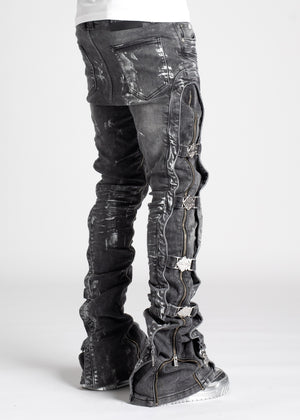 Shadow Grey Waxed Premium Denim