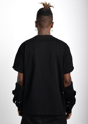 Obsidian Black Long Sleeve Tee
