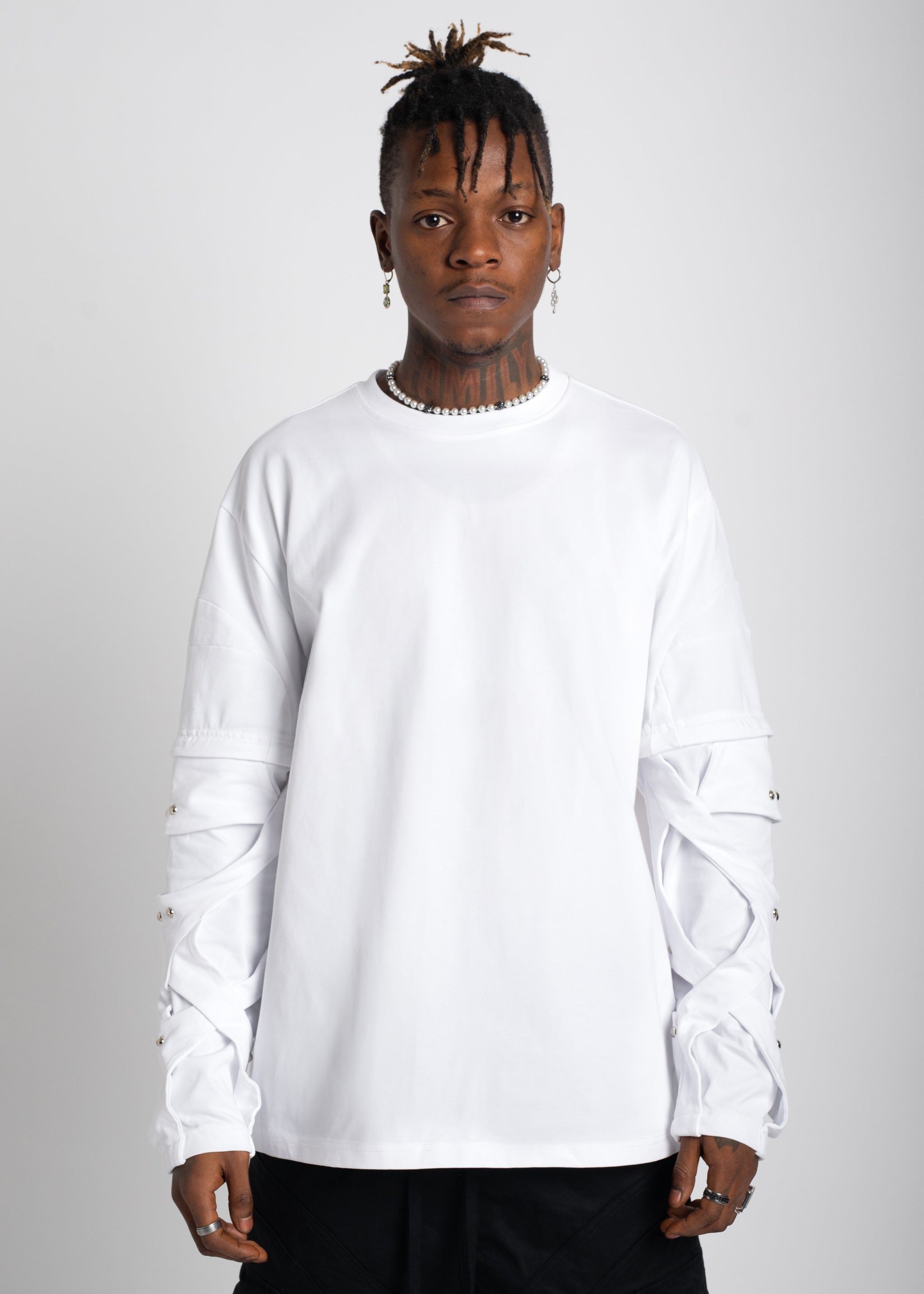 Ghost White Long Sleeve Tee