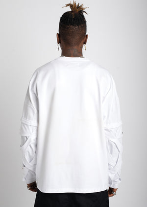 Ghost White Long Sleeve Tee