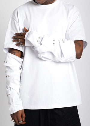 Ghost White Long Sleeve Tee