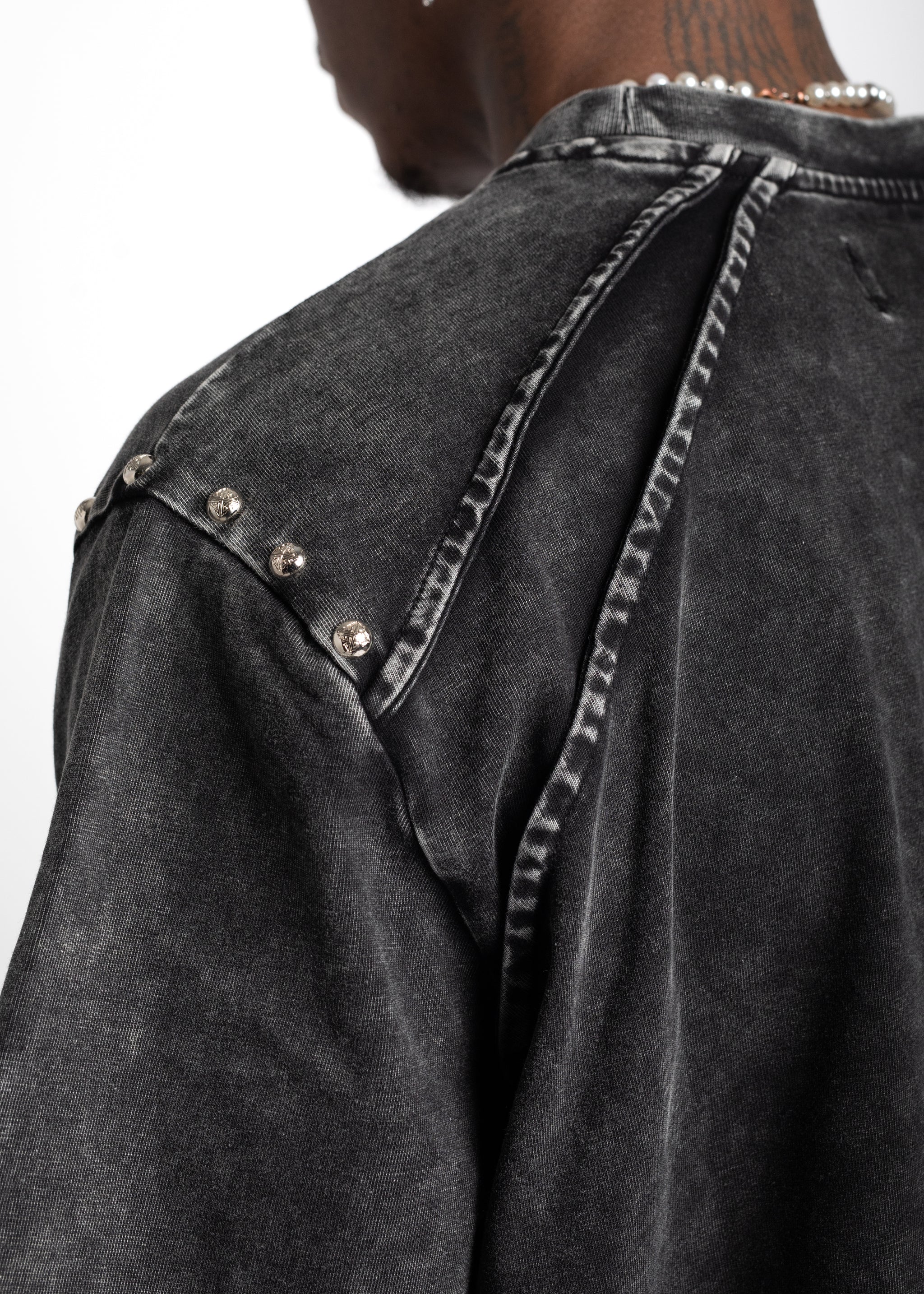 Stone Wash Rivets Tee V1