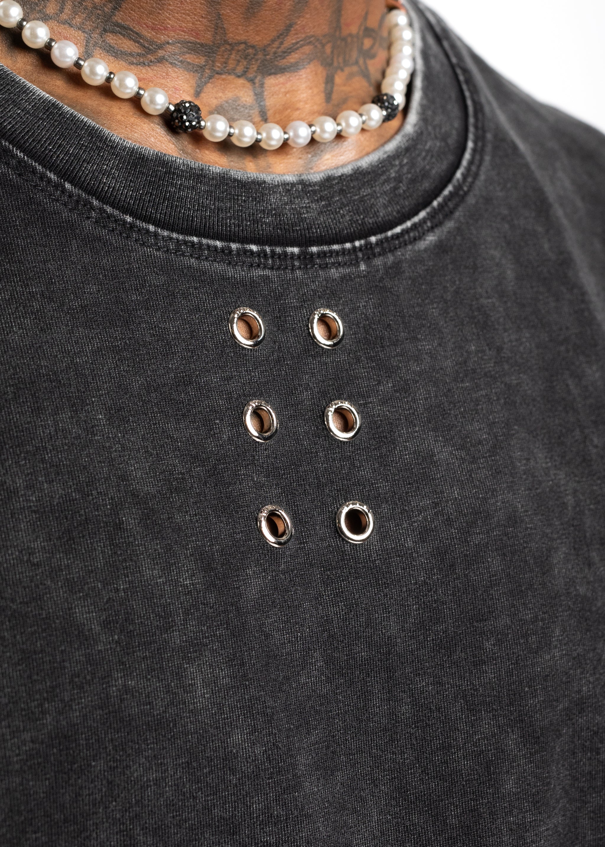 Stone Wash Sleeveless Tee V1