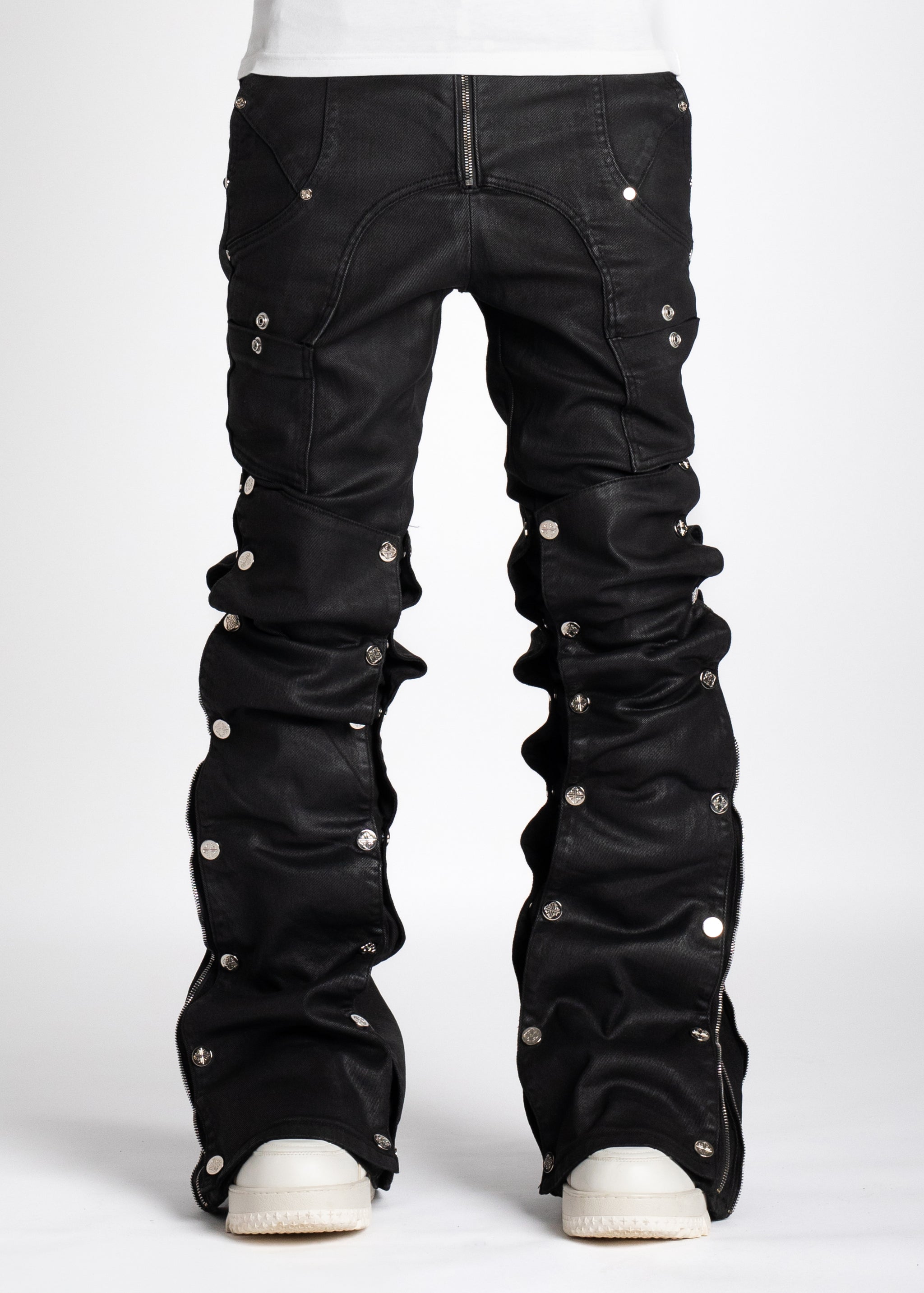 Obsidian Black Waxed Premium Denim V2