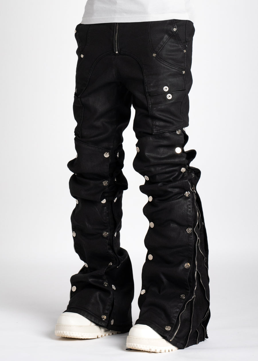 Obsidian Black Waxed Premium Denim V2