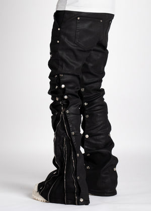 Obsidian Black Waxed Premium Denim V2
