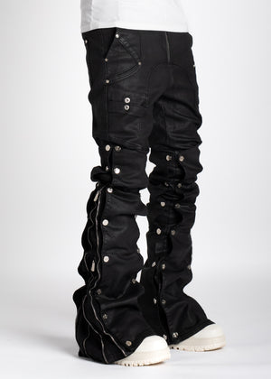 Obsidian Black Waxed Premium Denim V2
