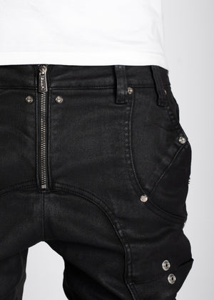 Obsidian Black Waxed Premium Denim V2
