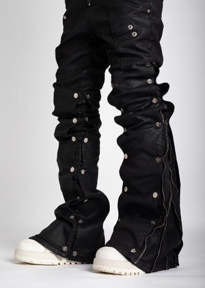 Obsidian Black Waxed Premium Denim V2