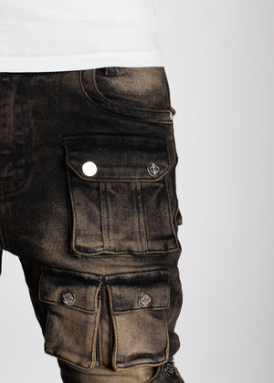 Ash Grey Stacked Premium Denim