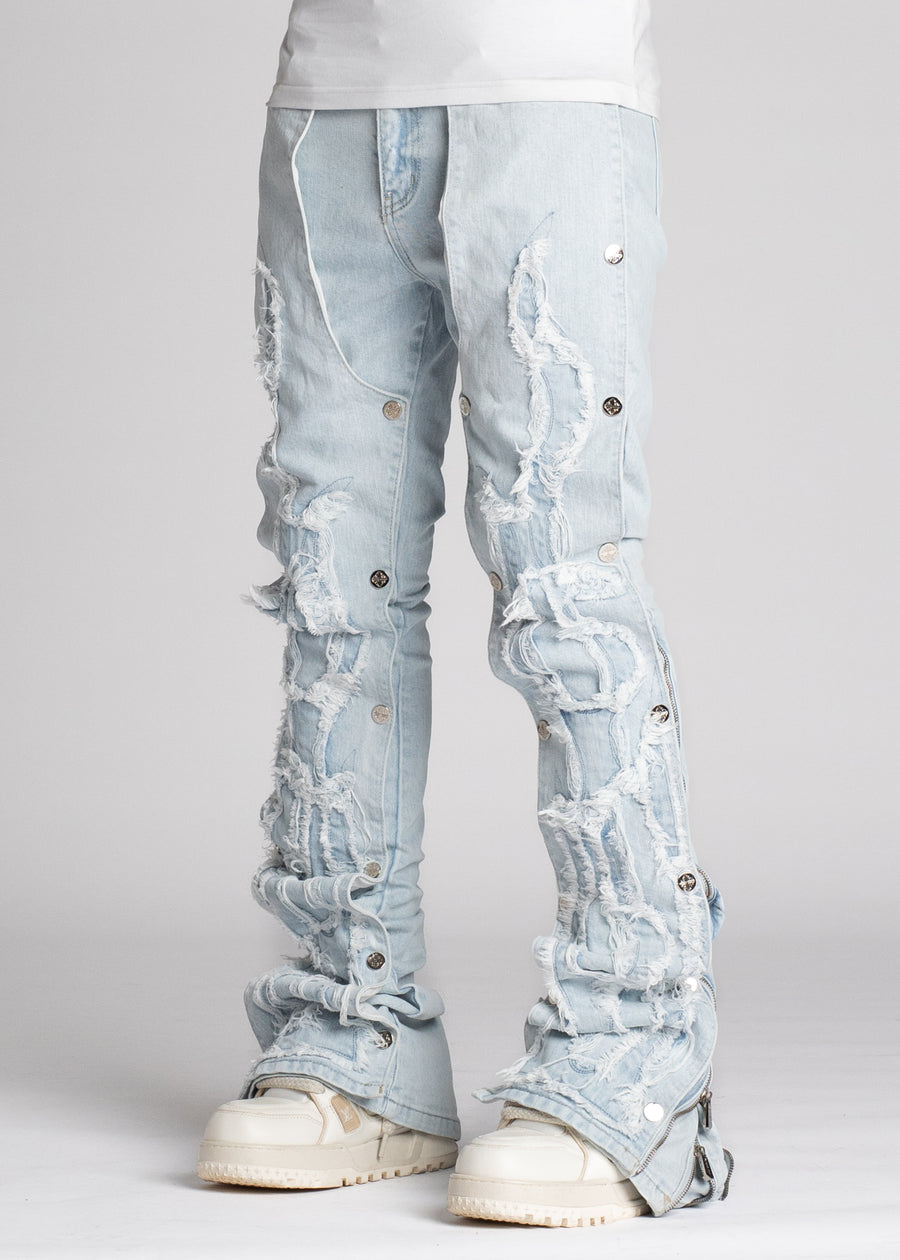 Aqua Blue Cowboy Denim