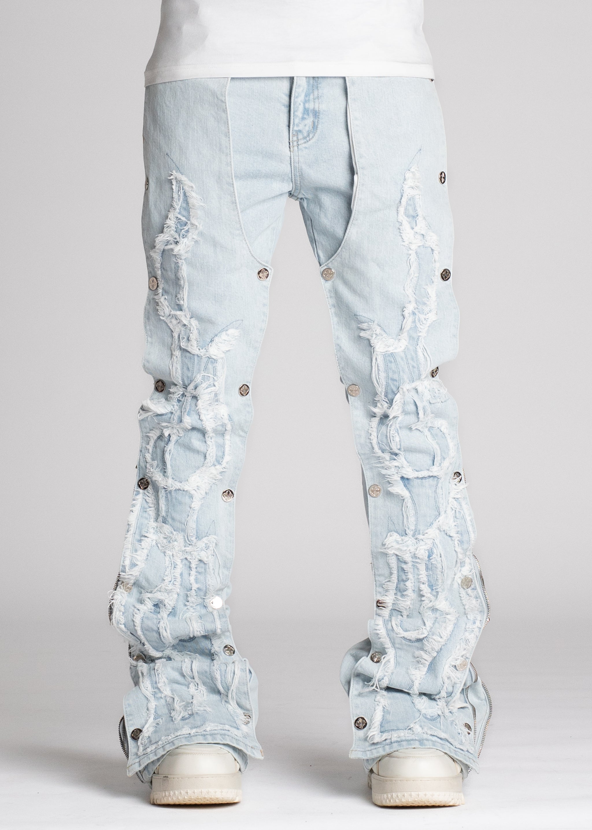 Aqua Blue Cowboy Denim