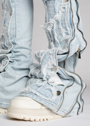 Aqua Blue Cowboy Denim