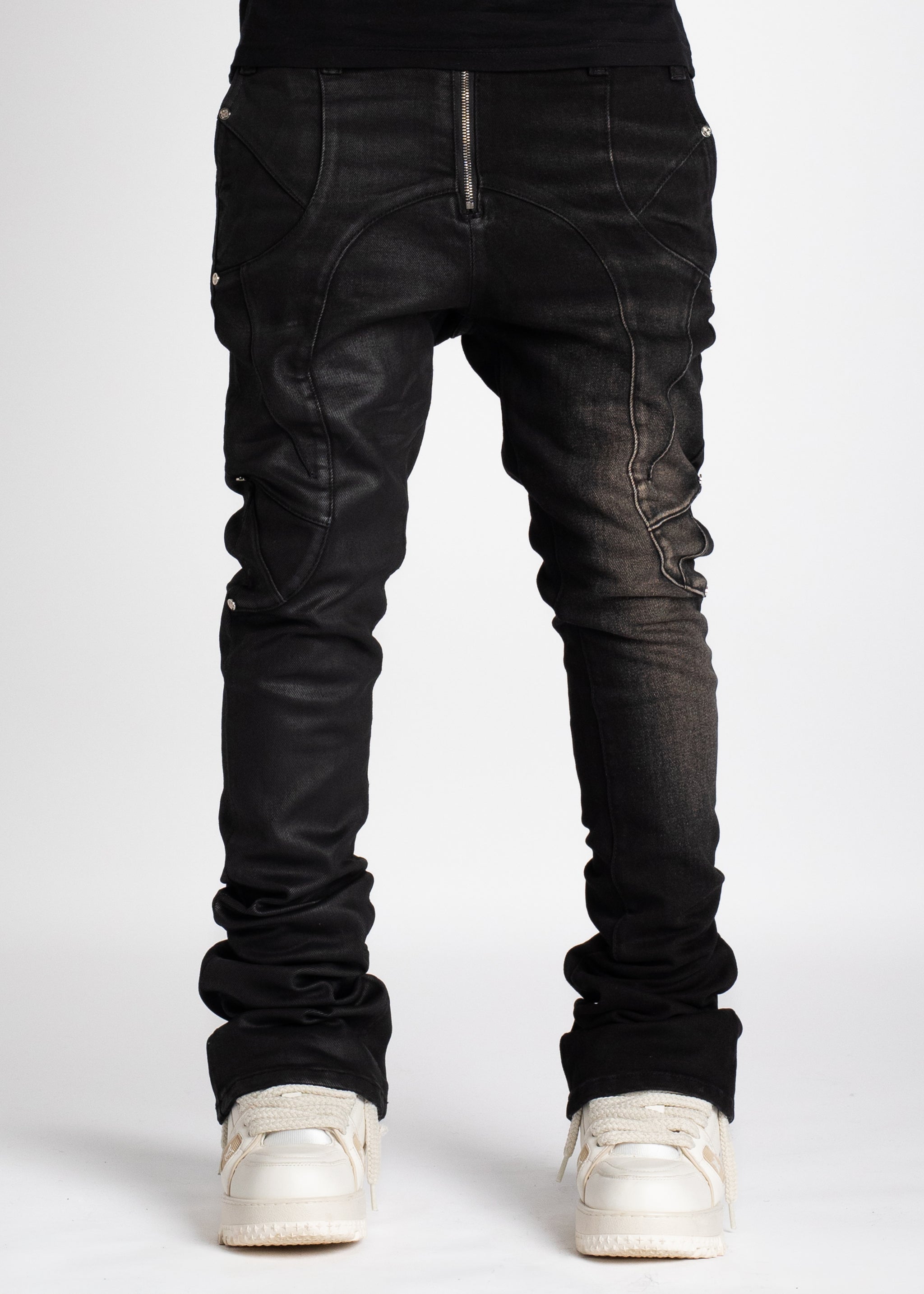 Waxed Split Denim