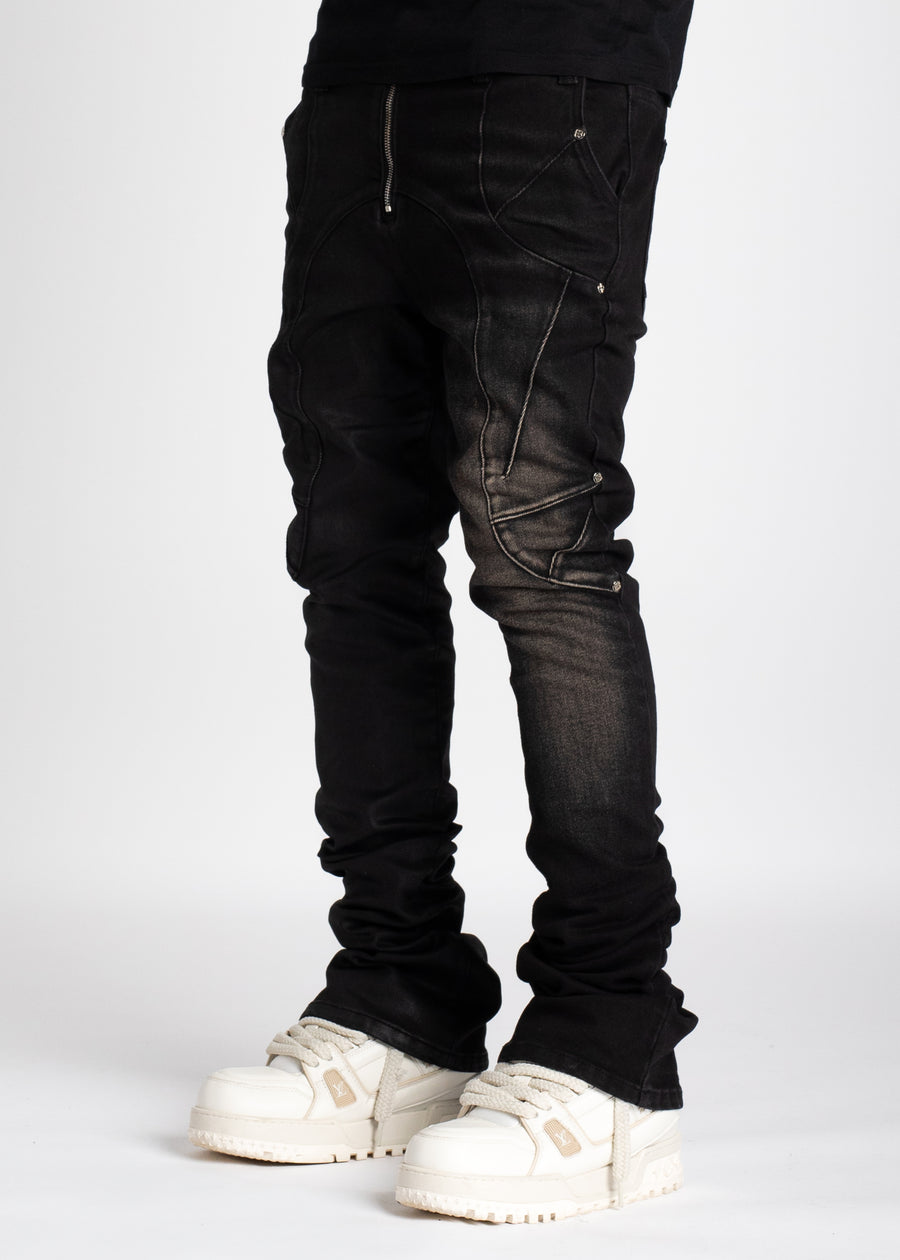 Waxed Split Denim