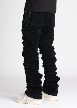 All Black Super Stacked Denim V2