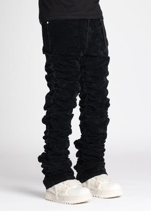 All Black Super Stacked Denim V2