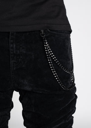All Black Super Stacked Denim V2