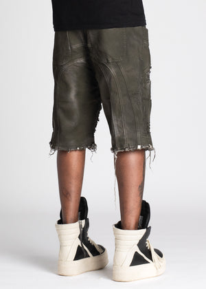 Hunter Green Dirty Denim
