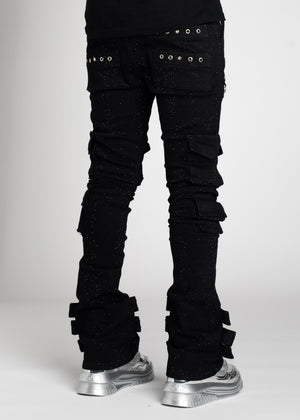 Obsidian Black Cristal Denim