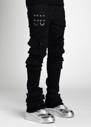 Obsidian Black Cristal Denim