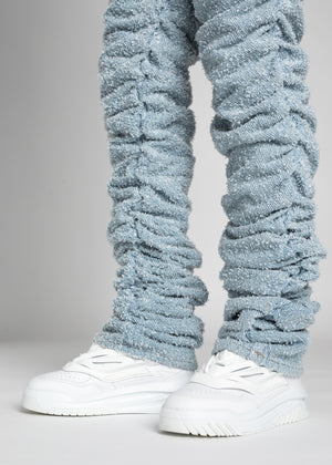 Sky Blue Super Stacked Denim