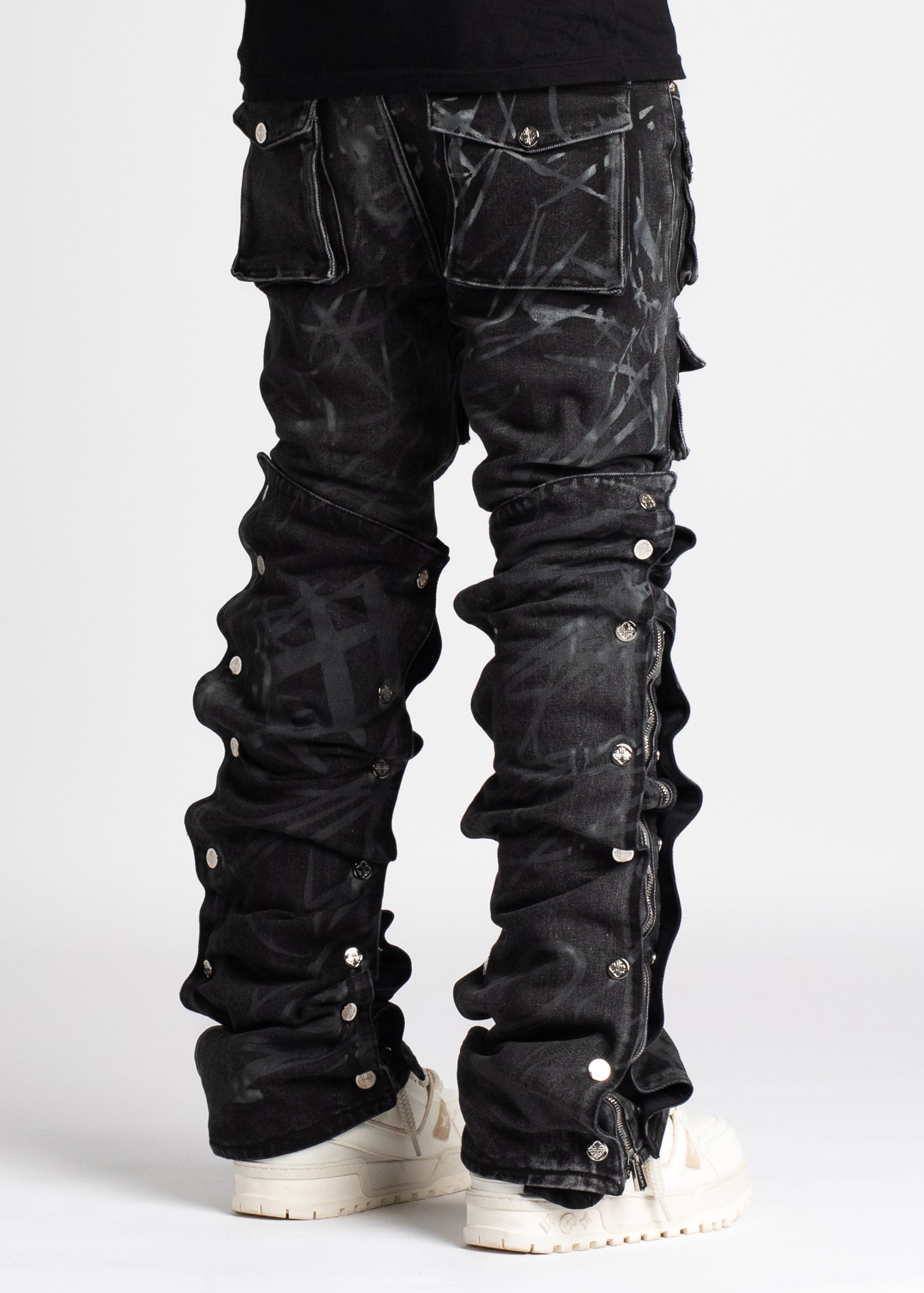 Iron Grey Stacked Premium Denim V3