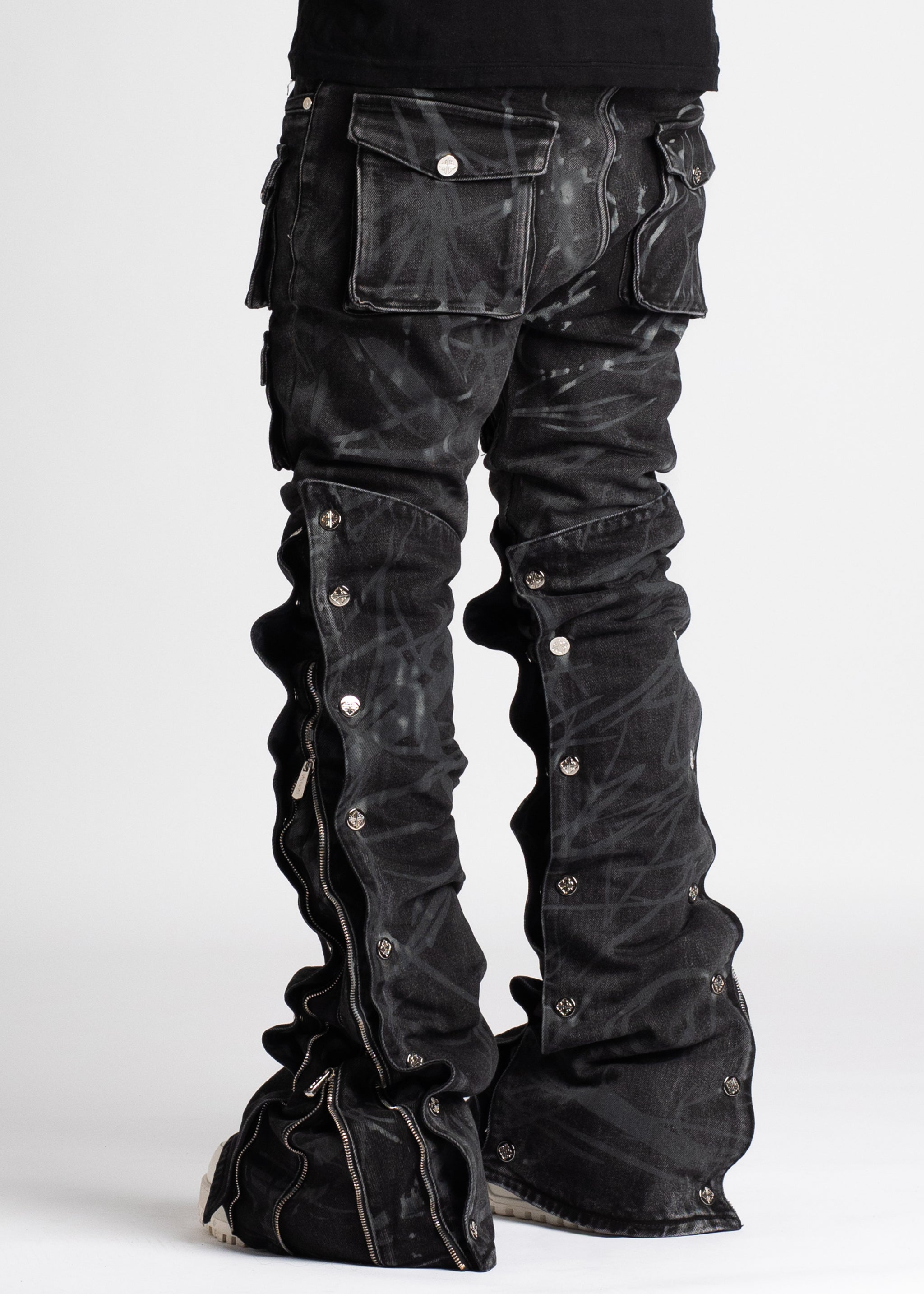 Iron Grey Stacked Premium Denim V3