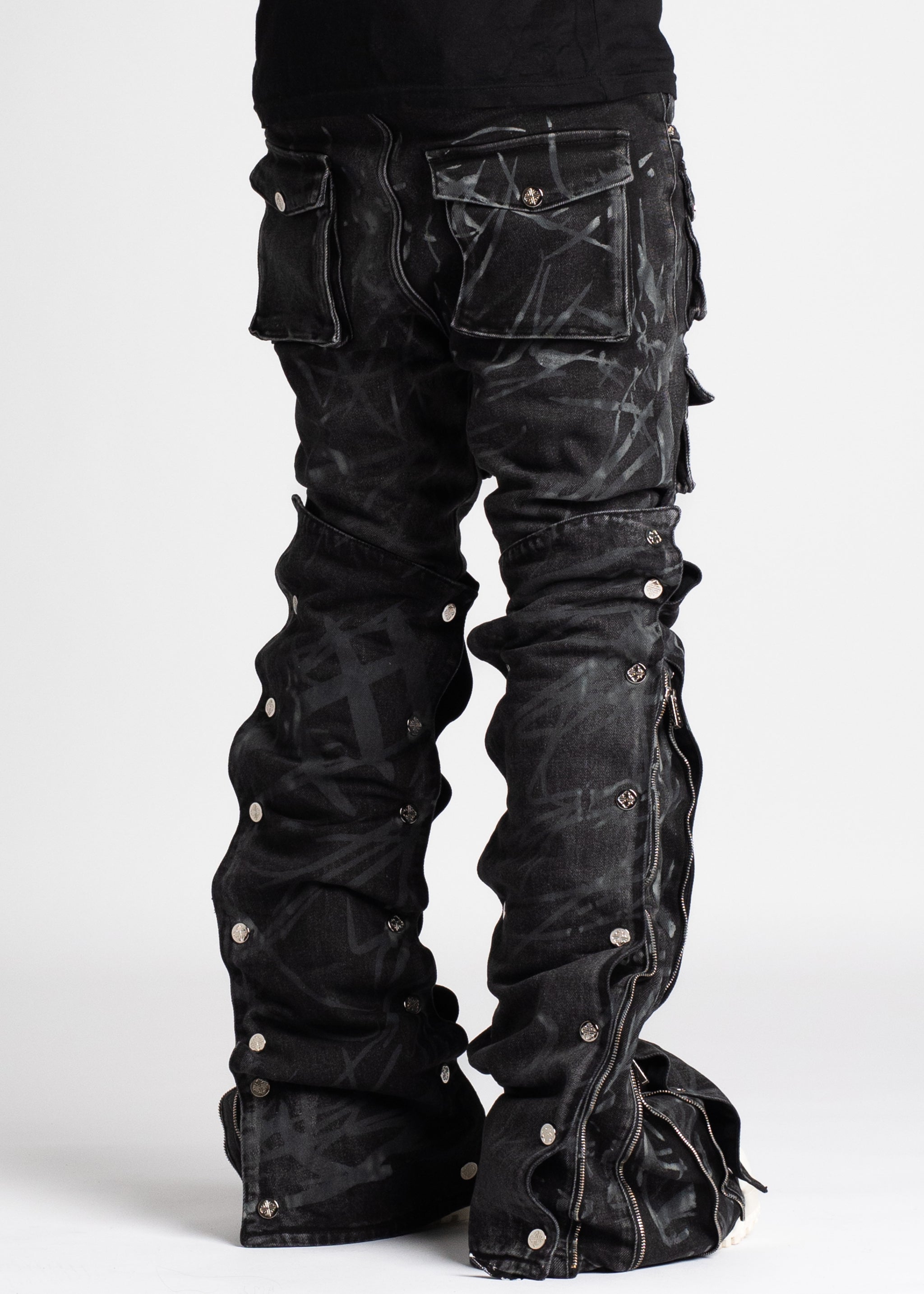 Iron Grey Stacked Premium Denim V3