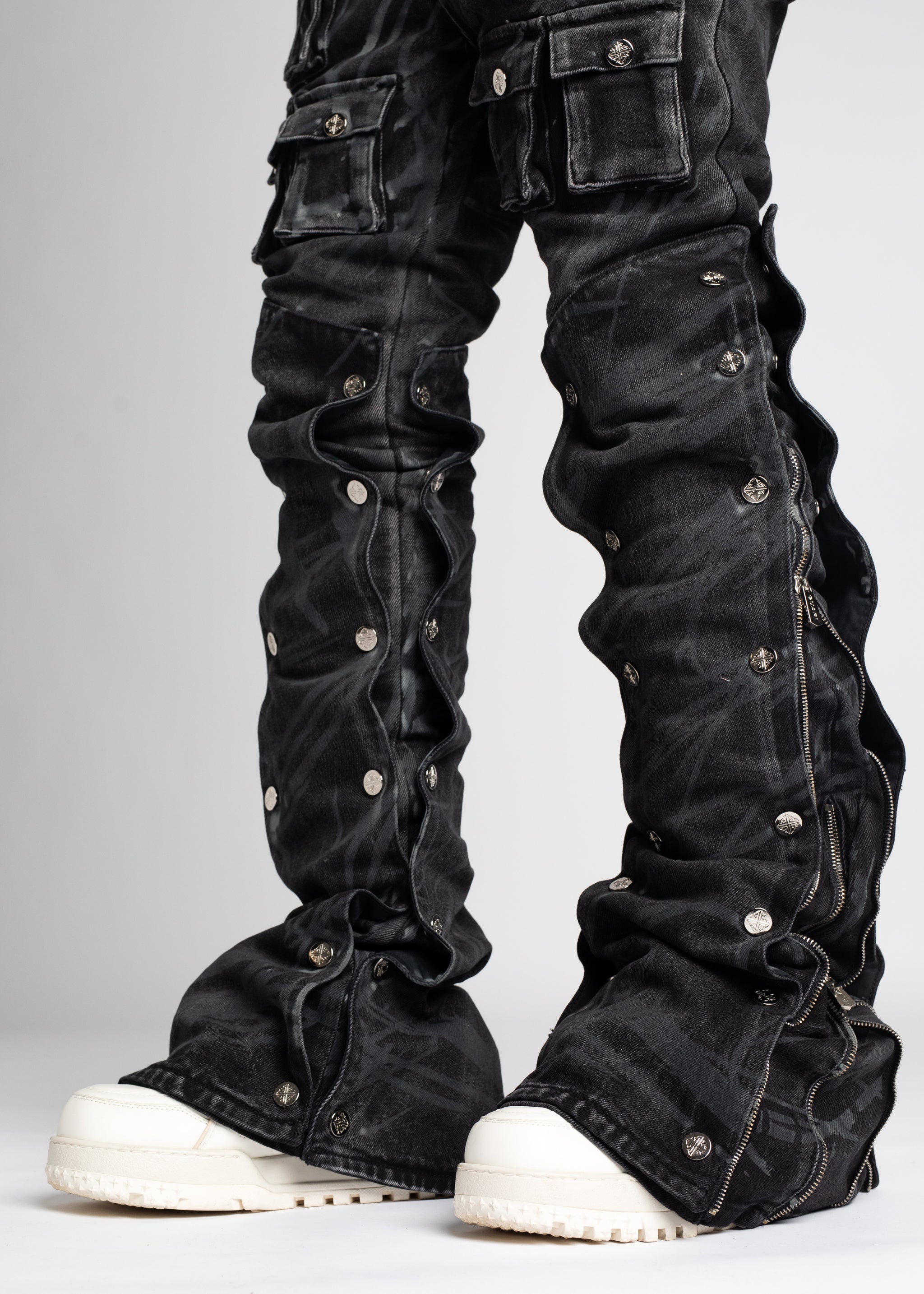 Iron Grey Stacked Premium Denim V3