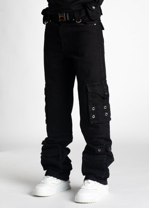 Obsidian Black Raver Premium Denim