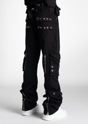 Obsidian Black Raver Premium Denim