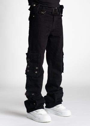 Obsidian Black Raver Premium Denim